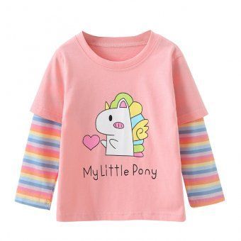 Кофта дитяча My Little Pony з кольоровими рукавами 110см Фіолетовий (10616а) фото