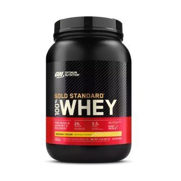 100% Whey Gold Standard 909 грамів, банановий крем фото