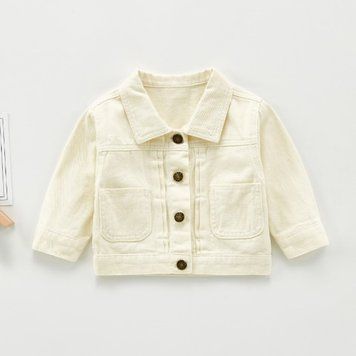 Джинсівка дитяча Angou (Белый 73см) фото