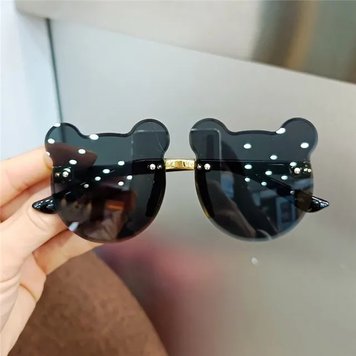 Дитячі сонцезахисні окуляри у формі ведмедя (Чорний) фото