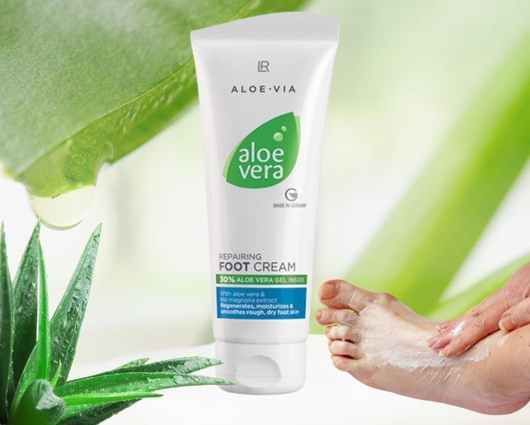 Алое Вера відновлювальний крем для ніг Aloe Via LR (Aloe Vera foot cream) фото