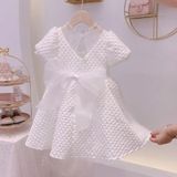 Сукня дитяча з бантом Cute Baby (Білий 100см) 11848-100см-Белый фото