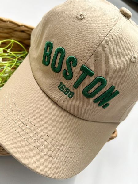 Кепка Boston беж, розмір 54 фото