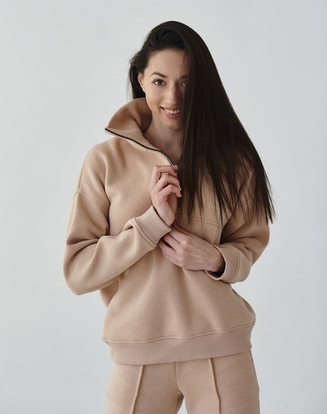 Жіночий утеплений костюм Alwair Temp Beige XL Бежевий (А4315) фото