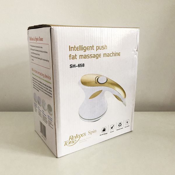 Масажер для тіла Relax and Spin Tone SH-658. Колір жовтий фото