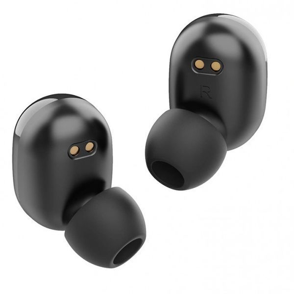 Bluetooth стерео навушники бездротові з боксом для зарядки Air J16 TWS Original. Колір чорний фото