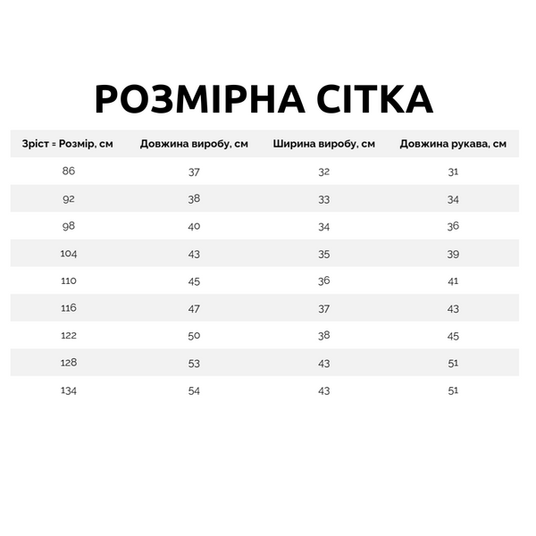 Детская флисовая вышиванка "Колоски" с длинным рукавом, Коричневый, 110 (5 років) фото