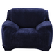Защитный чехол на кресло Diana Textile Plush Velvet 90-140 см Синий фото