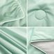 Двостороння літня ковдра з охолоджувальною тканиною Diana Textile al5692Aqua-Green-200-230 фото 5