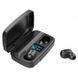 Bluetooth стерео навушники бездротові з боксом для зарядки Air J16 TWS Original. Колір чорний ws51241 фото 5