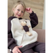 Свитшот детский Мишка Alwair kids 122см Бежевый (34315) 34315-122см-Бежевый фото 3