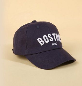 Кепка Boston темно-синяя, размер 54 фото
