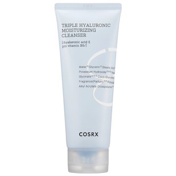 Cosrx - Пенка для умывания с гиалуроновой кислотой - Hydrium Triple Hyaluronic Moisture Cleanser - 150ml фото