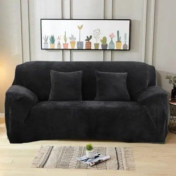Чохол на 2-місний диван замша - мікрофібра Homytex фото