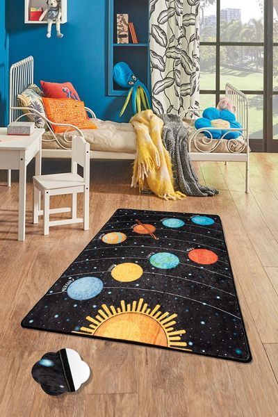 Коврик в детскую комнату Chilai Home Galaxy Космос Галактика фото