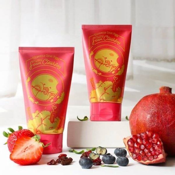 Пена для умывания Elizavecca Clean Piggy Pink Energy Foam Cleansing, 120 мл фото