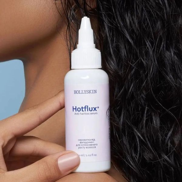 Сироватка від випадіння і для інтенсивного росту волосся HOLLYSKIN Hotflux, 60 мл фото