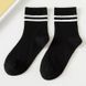 Носки детские однотонные с полосками Baby Socks (Черный 1-3 года) фото