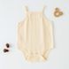 Дитячий однотонний легкий комбінезон Baby Basic (Молочний 59см) фото