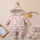 Дитячий яскравий комбінезон з рукавичками та шкарпетками Baby (Рожевий, 90 см)