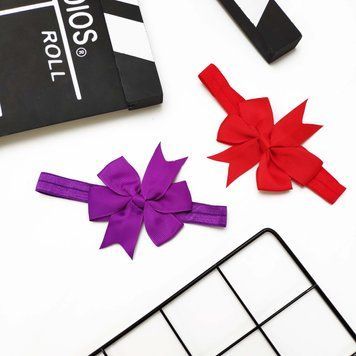 Бандаж тонкий з однією стрічкою 30-35 см Фіолетовий (О1003) фото