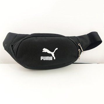 Бананка брендовая тканевая PUMA. Цвет: черный. Модель: 74871 фото