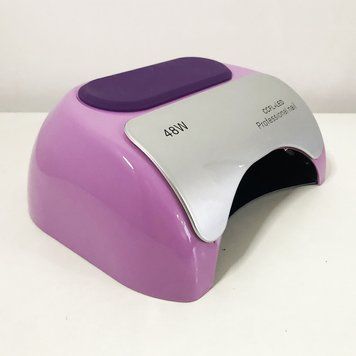 Гібридна лампа для нігтів Beauty Nail CCFL + LED 48W K18. Колір фіолетовий фото