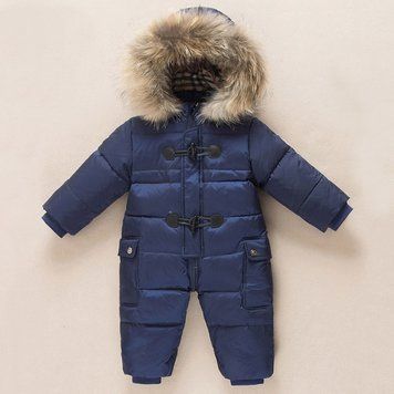 Комбінезон дитячий з кишенями 100см Темно-синій (5639) фото