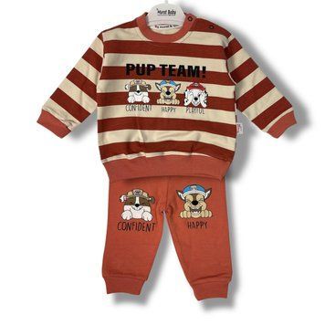 Дитячий костюм Щенячий патруль &ndash; спортивний комплект (кофта + штани) для хлопчика Murat Baby (Теракотовий, 9м, 73 см) фото