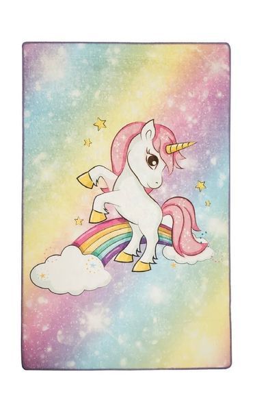 Ковер детский безворсовый&nbsp;Chilai Home Unicorn Единорог фото
