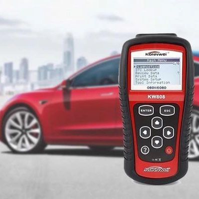 Автомобільний діагностичний сканер Konnwei KW808 OBD II/EOBD фото