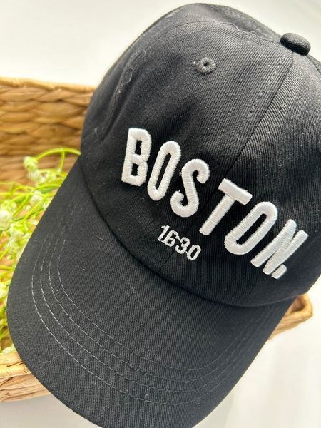 Кепка Boston чорна, розмір 54 фото