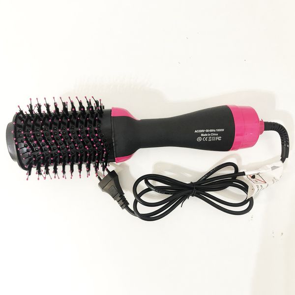 Фен Щітка гребінець 3в1 One step Hair Dryer 1000 Вт 3 режими випрямляч для укладання волосся стайлер з функцією іонізації фото