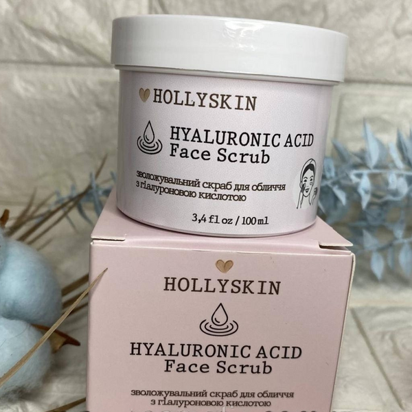 Скраб для обличчя з гіалуроновою кислотою Hyaluronic Acid Face Scrub фото