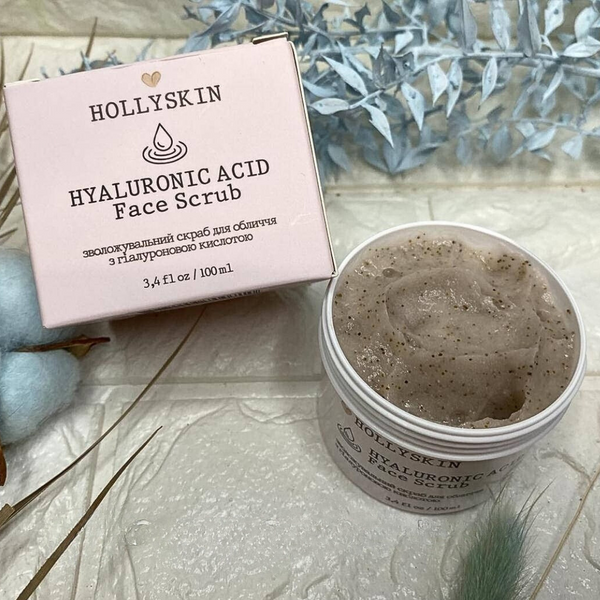 Скраб для обличчя з гіалуроновою кислотою Hyaluronic Acid Face Scrub фото