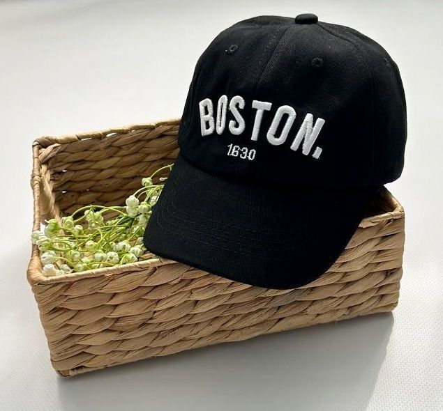 Кепка Boston чорна, розмір 54 фото