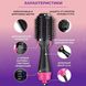 Фен Щітка гребінець 3в1 One step Hair Dryer 1000 Вт 3 режими випрямляч для укладання волосся стайлер з функцією іонізації ws38113 фото 28