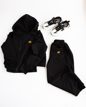 Дитячий спортивний костюм трійка Dolce Bambina Alwair Kids Чорний 98см 81109 фото