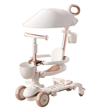 Дитячий самокат 4in1 8028 olive, black, white фото