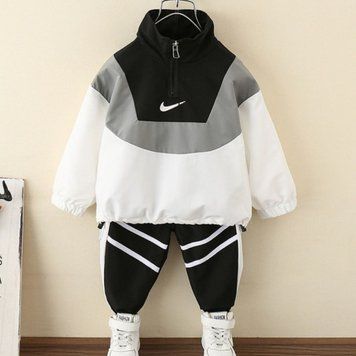 Спортивний костюм для хлопчика з білим верхом, 140 см, 6-8 років фото