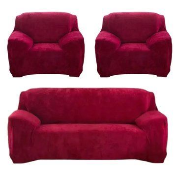Чехол на диван + 2 кресла замша /микрофибра Homytex фото