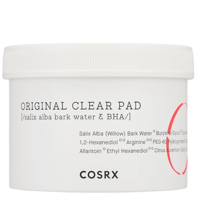 Cosrx - One Step Original Clear Pad - Очищувальні пілінг-диски для проблемної шкіри - 70шт. фото