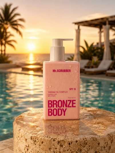 Комплекс масел для загара Mr.SCRUBBER Bronze Body с SPF 15