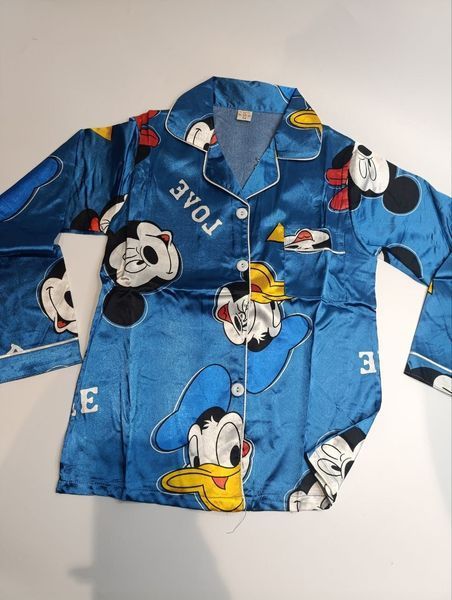 Детская пижама с Микки Маусом Baby Mickey, Синий, 130-140 см фото
