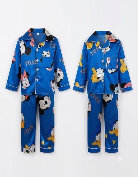 Детская пижама с Микки Маусом Baby Mickey, Синий, 130-140 см фото
