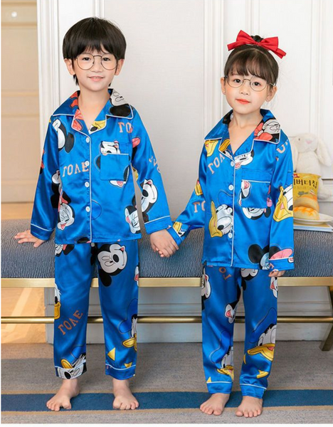 Детская пижама с Микки Маусом Baby Mickey, Синий, 130-140 см фото