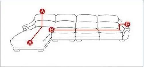 Набір чохлів на кутовий диван 3.2 Homytex Принт Біфлекс, сірий фото