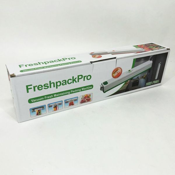 Вакууматор Freshpack Pro вакуумный упаковщик еды, бытовой. Цвет: зеленый фото