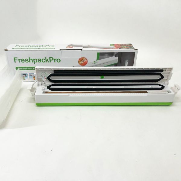 Вакууматор Freshpack Pro вакуумный упаковщик еды, бытовой. Цвет: зеленый фото