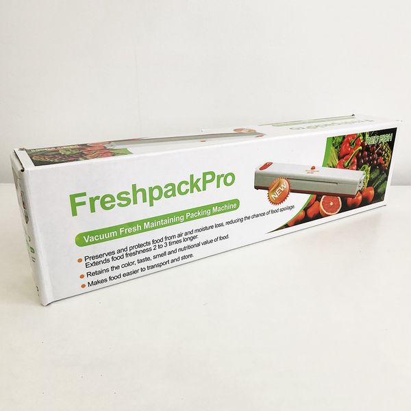 Вакууматор Freshpack Pro вакуумный упаковщик еды, бытовой. Цвет: зеленый фото